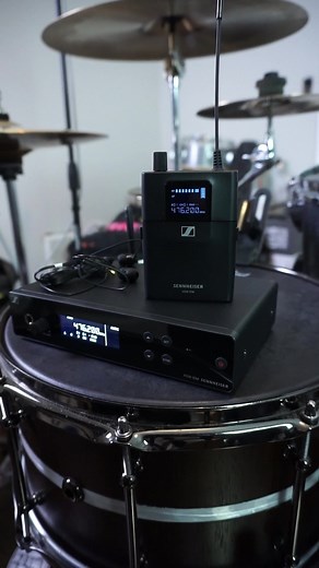 This is the XS Wireless In Ear Monitoring system! Now I can finally move around without having to plug and unplug my in-ears. Check out the link in my bio for more info! @Sennheiser #XSWIEM #Sennheiser