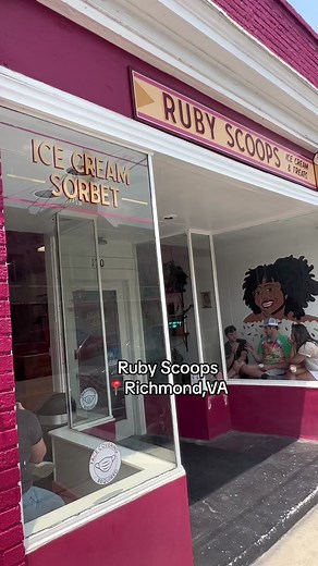 Put this ice cream shop on your Richmond list ASAP 😋🍦 📍Ruby Scoops, Richmond, VA #icecream #foodie #rva #fyp #804 #rubyscoops #desserts #richmondva #blackowned #supportlocal