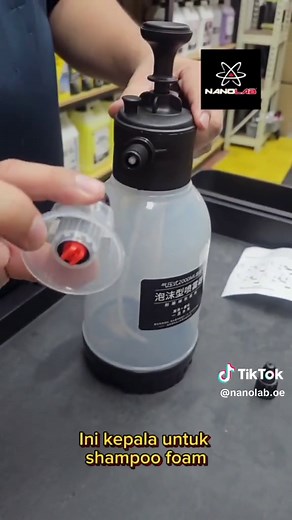 Cara Pasang Snow Foam Pump Bottle untuk Cuci Mobil