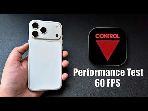 Control Ultimate Edition - iPhone 17 Pro Max Performance Test (Metal HUD, Ray Tracing & Thermals)