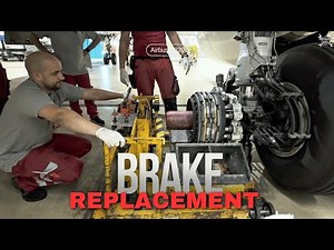 How to replace brake on A320