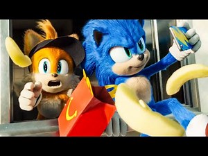 SONIC THE HEDGEHOG 2 Clip - Tails and Sonic at McDonalds (2022)