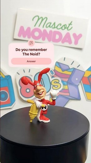 Classic 1980s Domino's "The Noid" PVC Toy – Retro Mascot Figure!