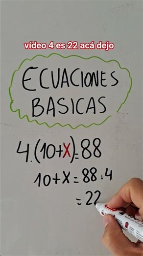 Equations for beginners