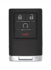 Cadillac OUC6000066 OEM 4 Button Key Fob Memory 2