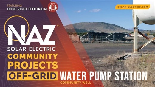 Off-grid Community Solar Water Pump Station | Discover Energy Systems