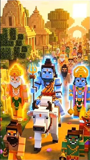 Mahashivratri in Minecraft – The Wedding of Shiva and Parvati