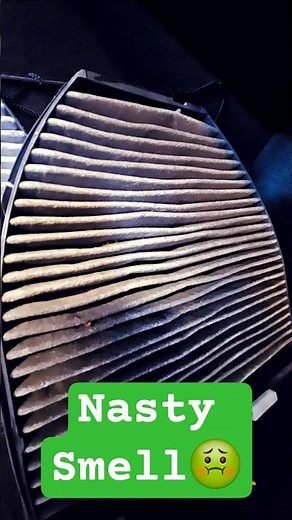AC smells musty replace your cabin filters. Mercedes
