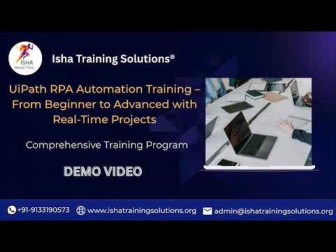 UiPath RPA Demo video on 22nd April 2026.Pls contact or WhatsApp us on +91-9133190573 to enroll.