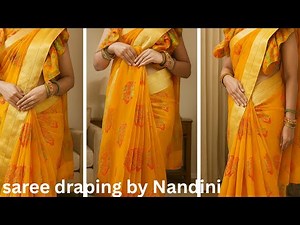 Stylish Saree Drapping Tutorial For Beginner step by Step | karva chauth special saree draping tips