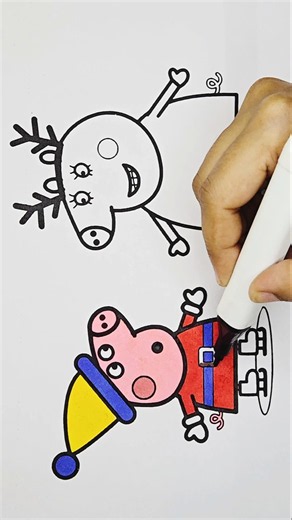 Peppa Pig Drawing and Coloring, 512 #peppapig #peppapigcoloring #peppapigdrawing #drawing #coloring