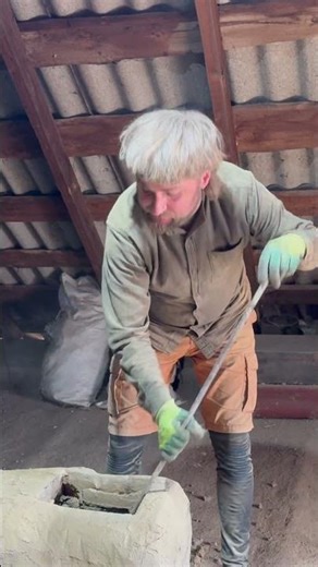 Getting a Stuck Brush Out Of the Chimney