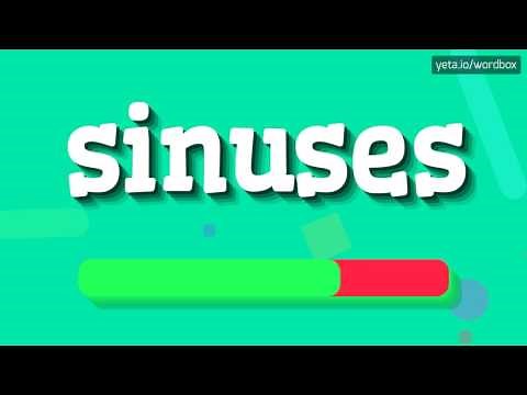 SINUSES - HOW TO PRONOUNCE IT!?