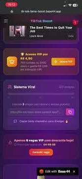 O Melhor Site Para Ganhar Curtidas Grátis no TikTok em 2026! 😱