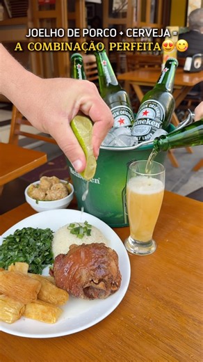7.7K views · 93 reactions | JOELHO DE PORCO + CERVEJA = COMBINAÇÃO...