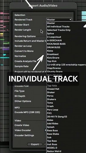 Tips for Exporting Audio from Ableton