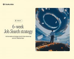 🎙️Complete 6-week job search system, to land interviews before September 2025 | Pilot Episode.