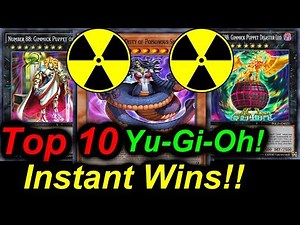 TOP 10 - Yu-Gi-Oh! Instant Wins!! (EPIC MOMENTS!!)