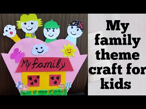How to make Family tree project for kids || Family craft work || #DIY craft activity for kids