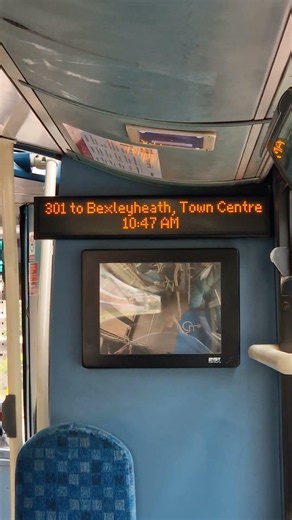 301 to Bexleyheath Town Centre ibus announcement