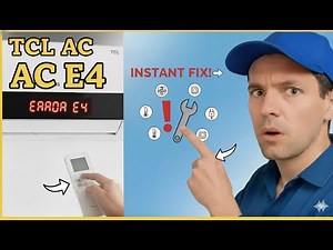 E4 TCL AC Error Code Explained 🔧 | Inverter & Non-Inverter Air Conditioner Fix