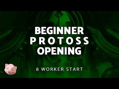 Beginner Protoss Opening - How to Play SC2 with 8 Worker Start