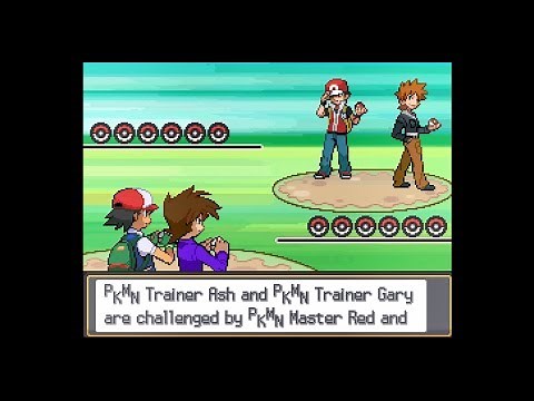 Pokemon Multiverse - Ash & Gary Vs Red & Blue (Kanto League teams)