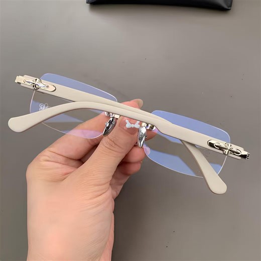 Lightweight Titanium Eyeglass Frame, Unisex Vintage Style Glasses for Men and Women, Fashion Glasses Frames 23 - Etsy