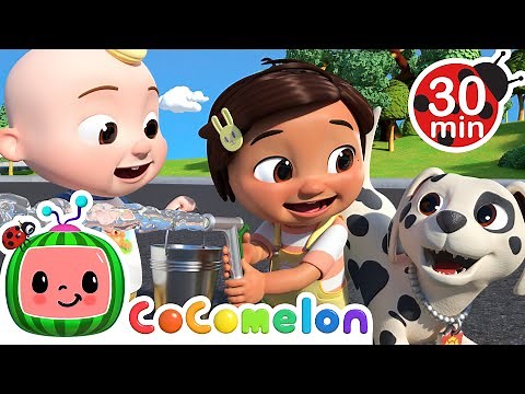 Fire Truck Wash + More CoComelon Nursery Rhymes & Kids Songs