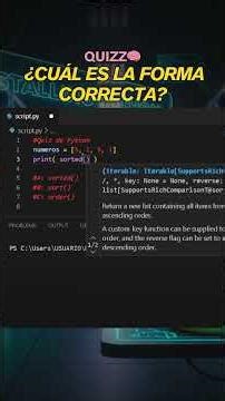 Quiz de Python 🐍 ¿Cuál es la forma correcta de usar listas? #10