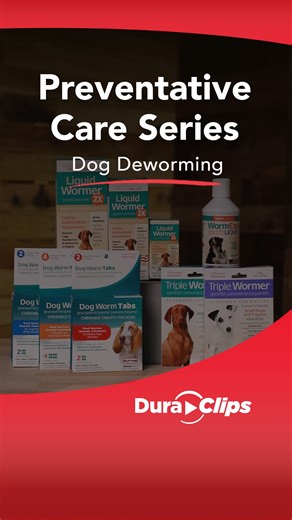 This week in our Preventative Care Series we’re focusing on dog deworming 🐶 Check-out this reel to learn more on how to keep your pup protected from parasites year-round! #AnimalHealth #ParasitePrevention #Deworming #Parasites #Dog #DogWormer #HealthyAnimals | Durvet, Inc.