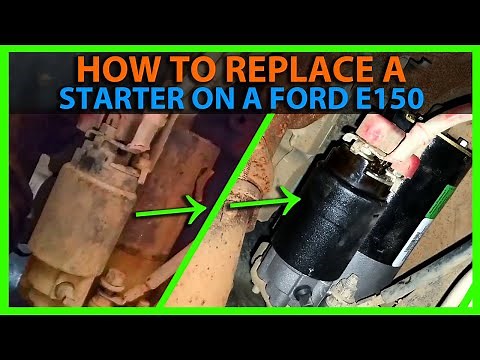 How To Install a Starter on a Ford E150 Triton 5.4l V8