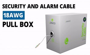 Best 1000ft 18/4 Bare Copper CMR CL3R Security Alarm Cable Unshielded Stranded White