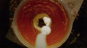 1.2M views · 4.6K reactions | Gav and Dan delve into the fascinating workings of a cup of #tea using a #slowmotion probe lense and a mechanised stirring device. Discover how milk and sugar blend together as the tea mixture is whipped up into a fast-spinning whirlpool. | The Slow Mo Guys | Facebook