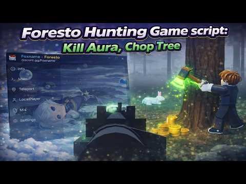 Foresto Hunting Game script: Kill Aura, Chop Tree