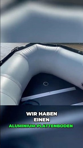 Robust Quicksilver inflatable boat: stability, safety and carrying comfort