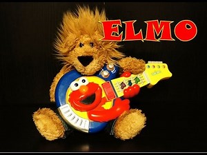 ELMO GUITAR Jamming by LuckyLionBear Sesame Street Music Electronic Rock Instrument Song Mattel Toy