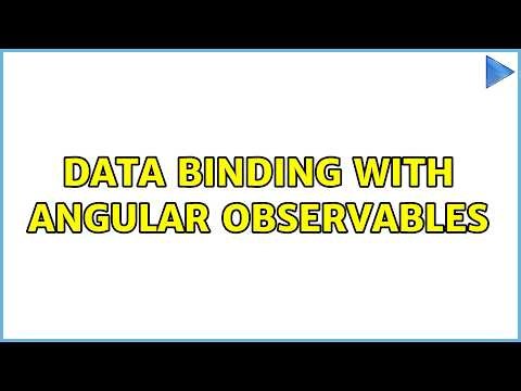 Data binding with Angular Observables (4 Solutions!!)