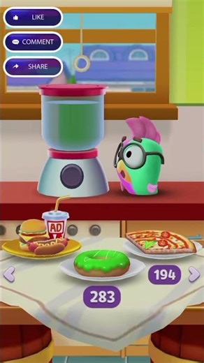 Exploding fruit juice #funny #talkingtom #mytalkingtom #gaming #cute #game