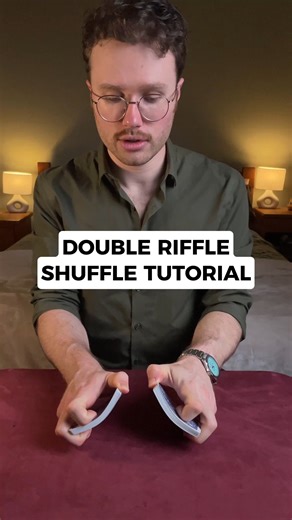 Marshall Heath | Tired of just doing one measly riffle shuffle? Here's how to do TWO in one go! If you can do the regular riffle shuffle, you should be... | Instagram