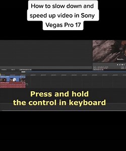 Slow Down and Speed Up Video in Sony Vegas Pro 17