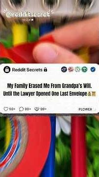 My Family Erased Me... Until One Envelope 😳 #shorts #story #reddit