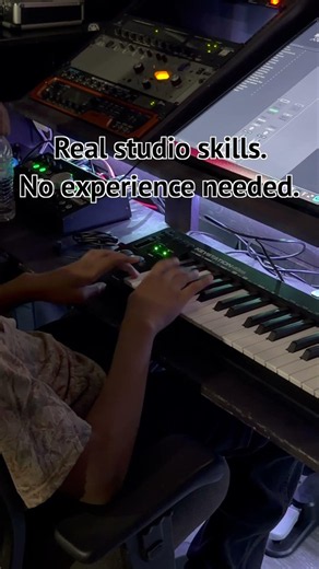 Real studio skills start here. 🎹💫