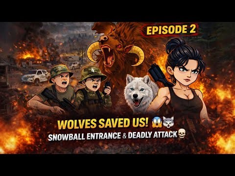 Deadly Attack 😱🐺 | Wolves Saved Them | Snow Wolf Mystery Begins ❄️⚡EPISODE 2