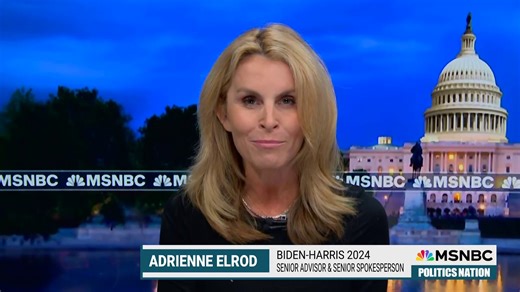 “What matters to President Biden of course is beating Donald Trump, and he knows that is also coming from the members of Congress who have called for him to step out of the race. They share those same worries that we have to beat Trump.” Biden-Harris 2024 Senior Advisor and Spokesperson Adrienne Elrod talks about President Biden’s plans to continue to stay in the presidential race. | PoliticsNation with Al Sharpton