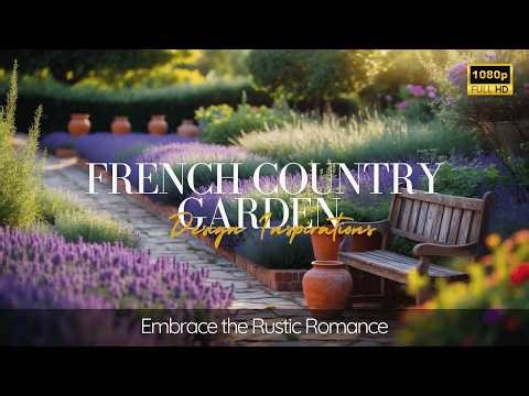 Embrace the Rustic Romance: French Country Garden Design Ideas