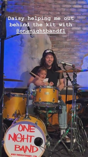 Johnny already has Daisy learning the stick fills to Queen! | One Night Band