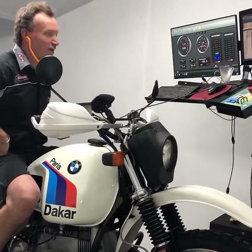 BMW R80G/S Paris Dakar - Dyno tune