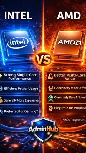 Intel vs AMD 🔥 Which CPU Wins in 2026?