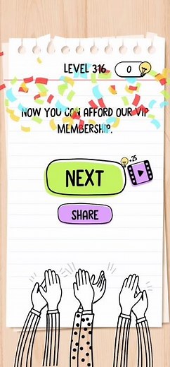 Brain Test Level 316 Open treasure Vault's Door Walkthrough Solution